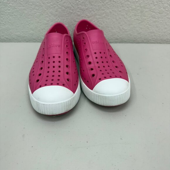 Native Jefferson Pink Slip On Water Closed Toe Shoes Kids Girls Youth size 5 - Picture 2 of 7